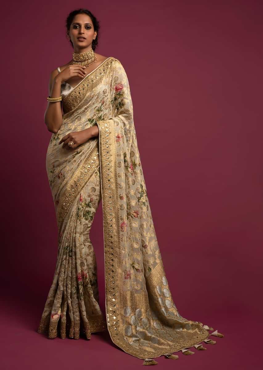 7 Banarasi Silk Sarees For Brides That Will Melt Your Heart | Kalki Fashion  Blogs