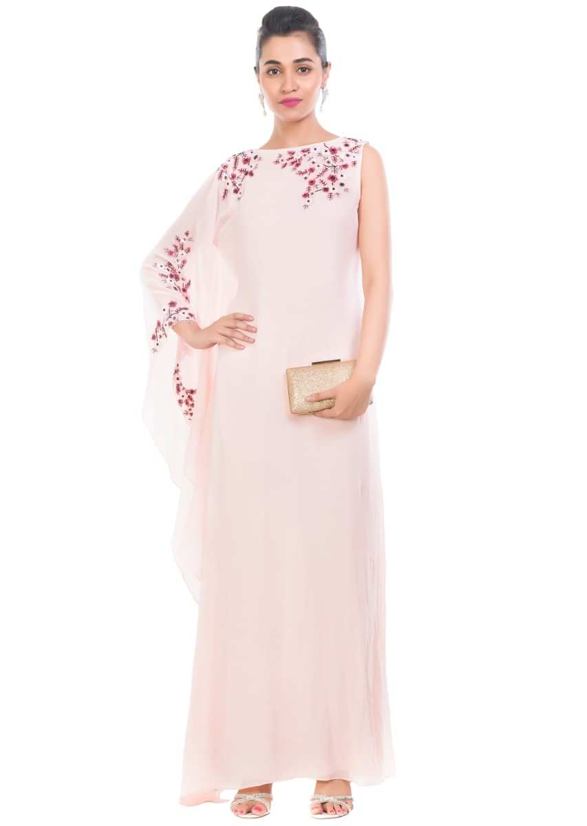 Seashell Kaftan Style Gown Online - Kalki Fashion