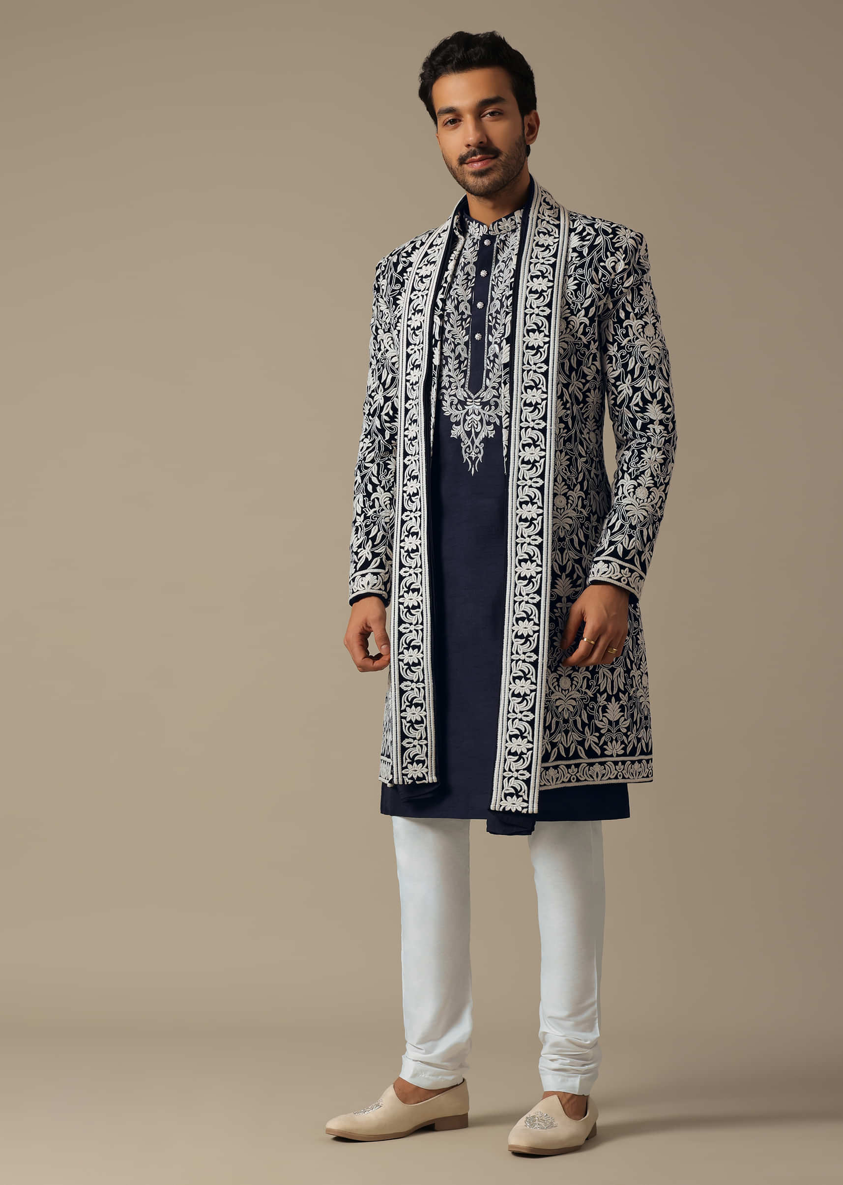 Indo western clearance wear for groom