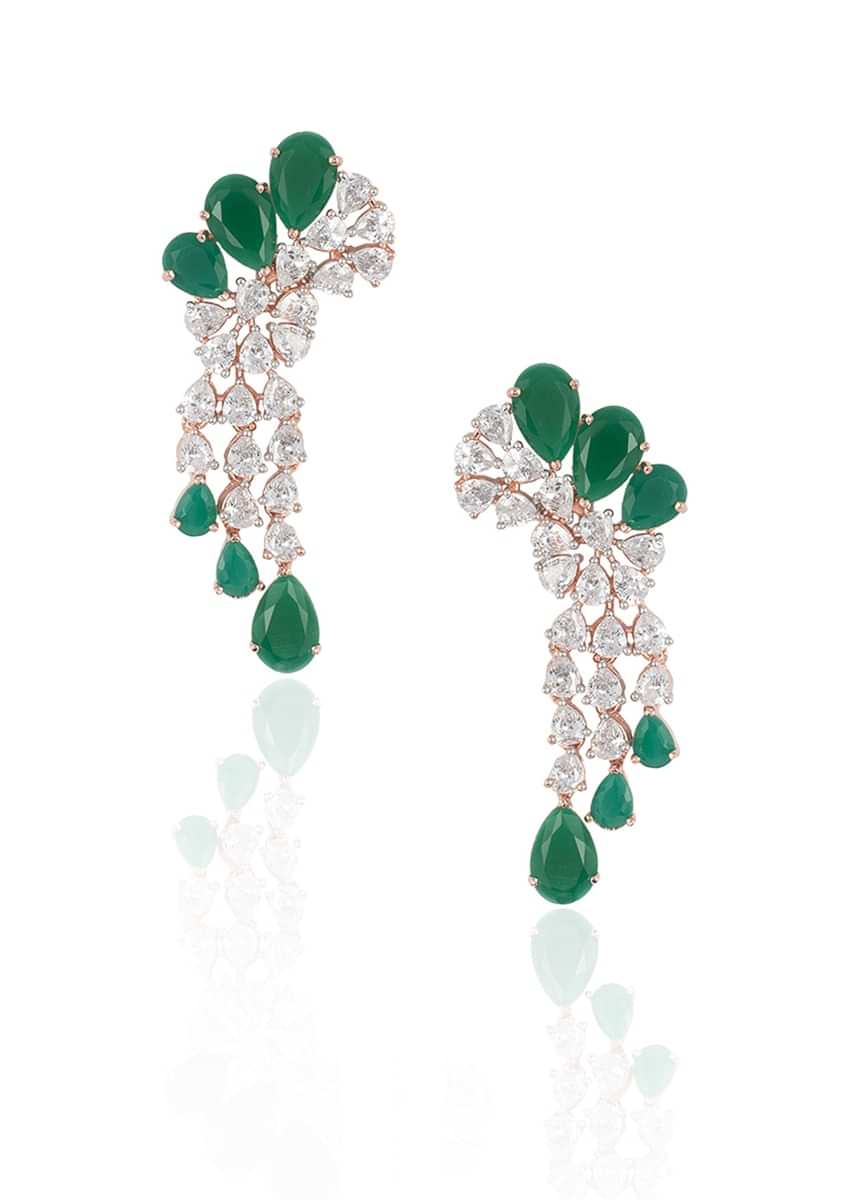 Modern 2024 emerald earrings