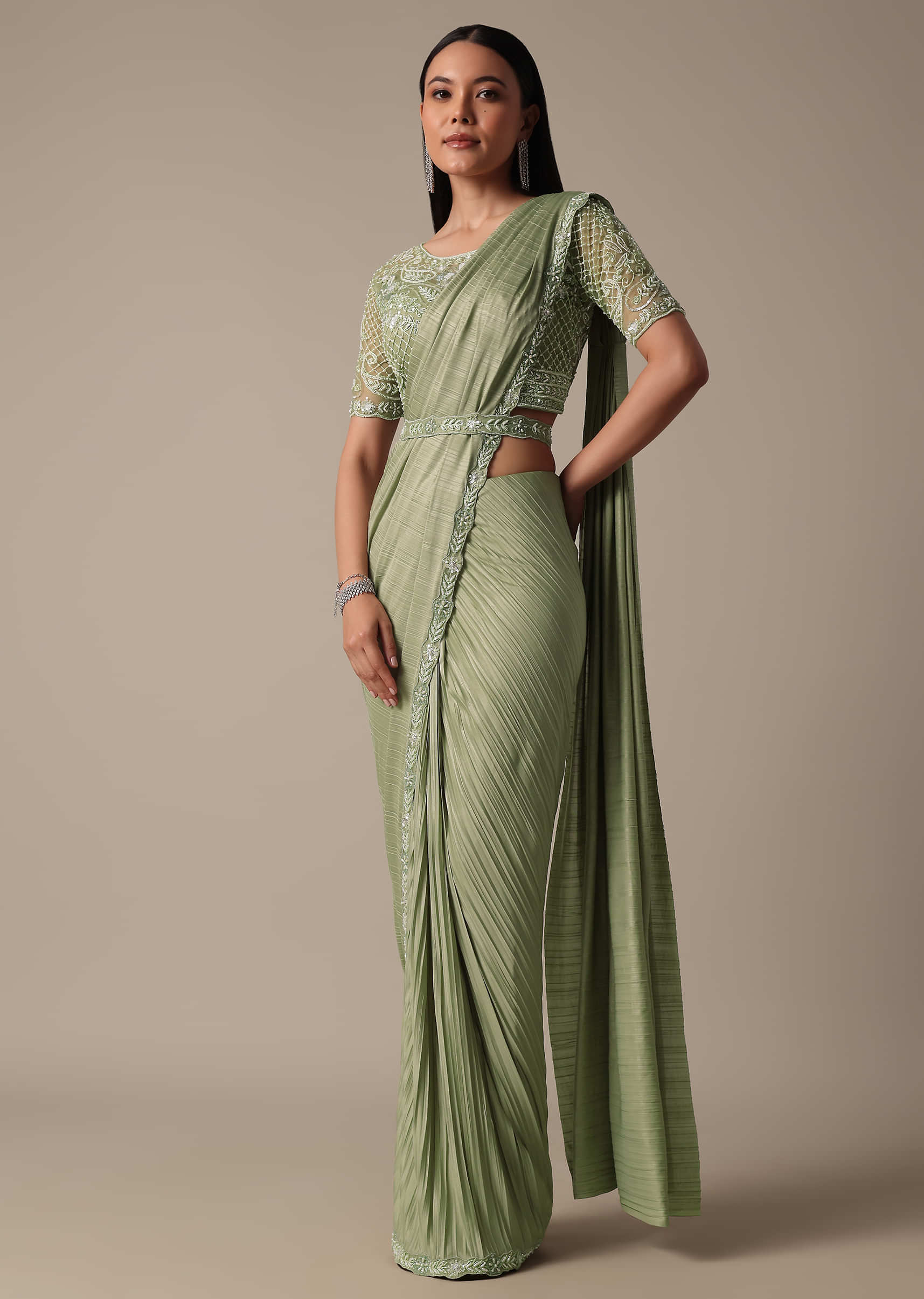 Ready To Wear Sarees - Pre-Stitching Saree Designs Online for