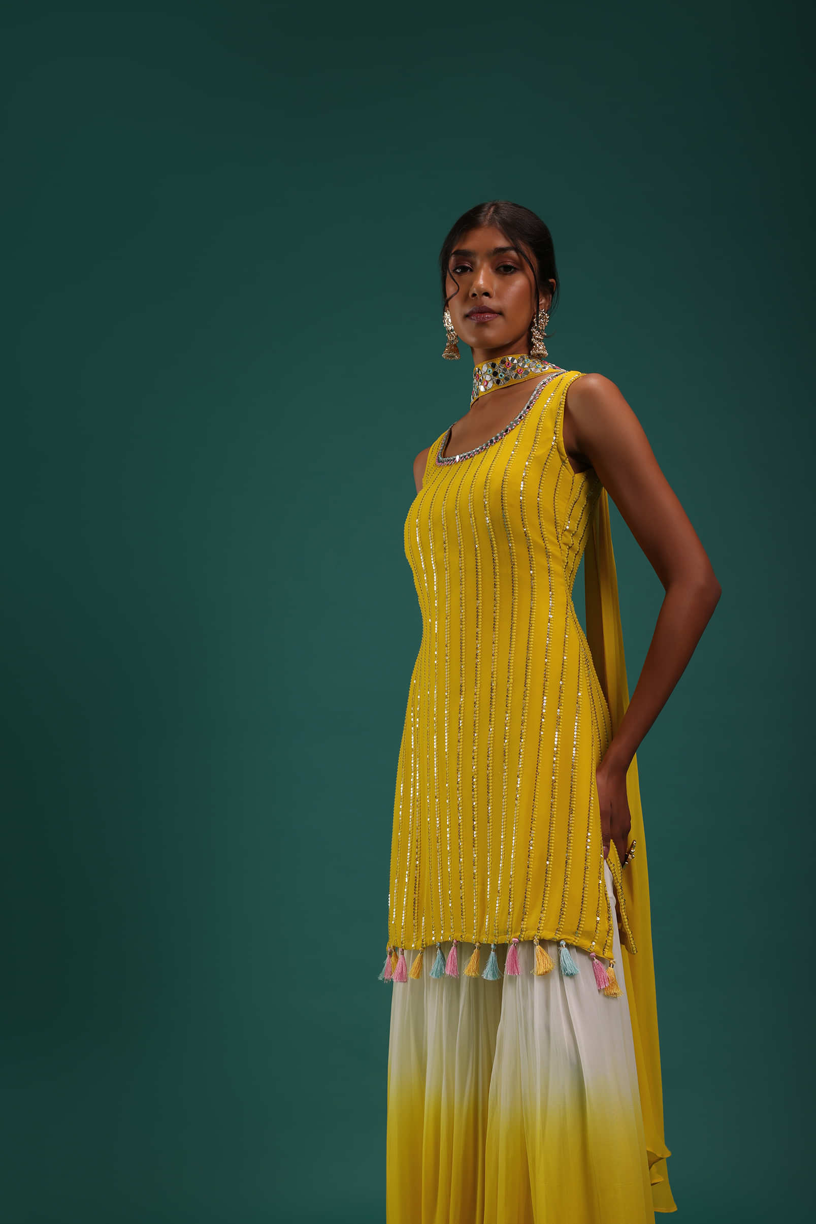 Dress For Haldi – Buy Haldi Outfit For Bride Online – Koskii